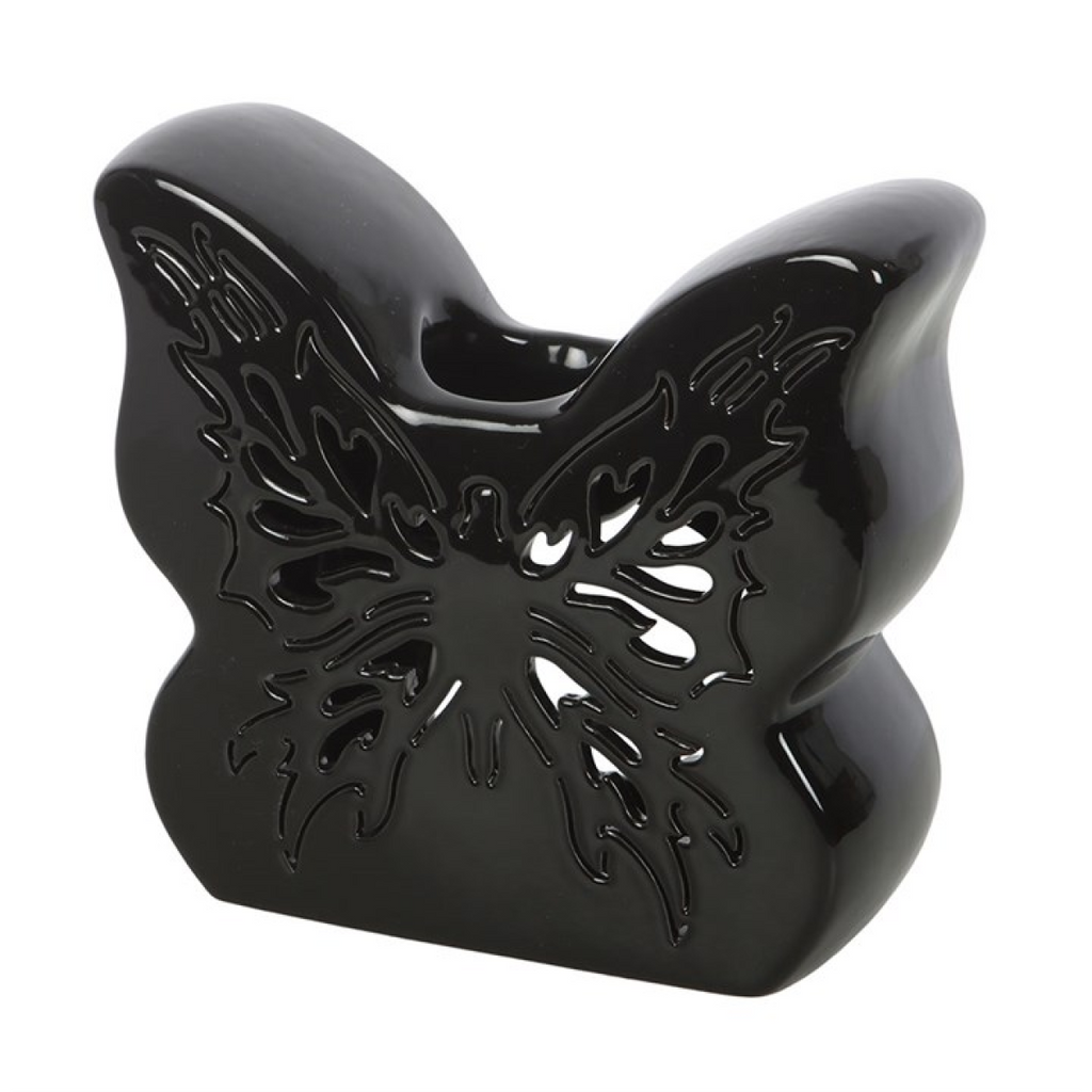 Butterfly Cut-Out Ceramic Oil Burner – Decorative Tealight Fragrance Burner