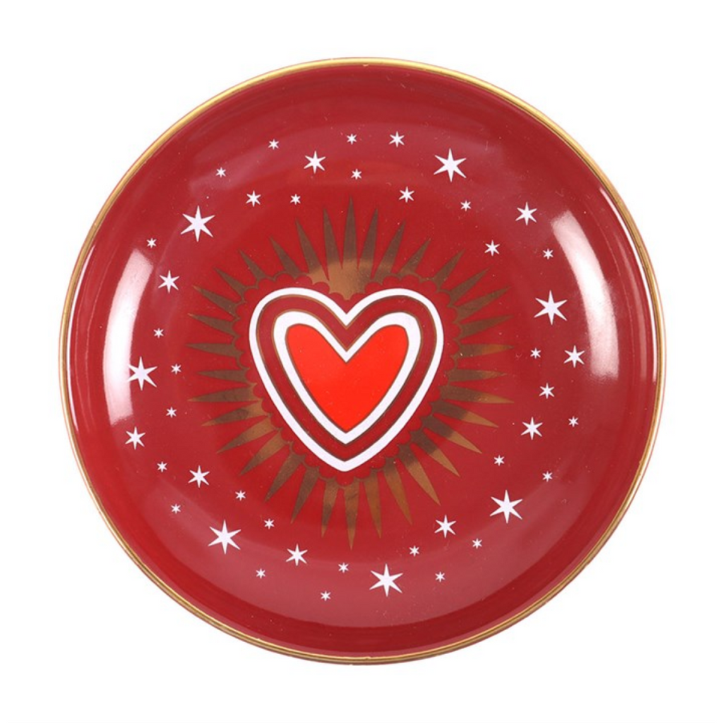 Sacred Heart Ceramic Trinket Dish for Jewellery, Keys & Coins – Gift Boxed