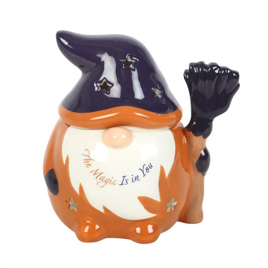 Wizard Gonk Ceramic Oil Burner – Quirky Magical Fragrance Warmer for Home