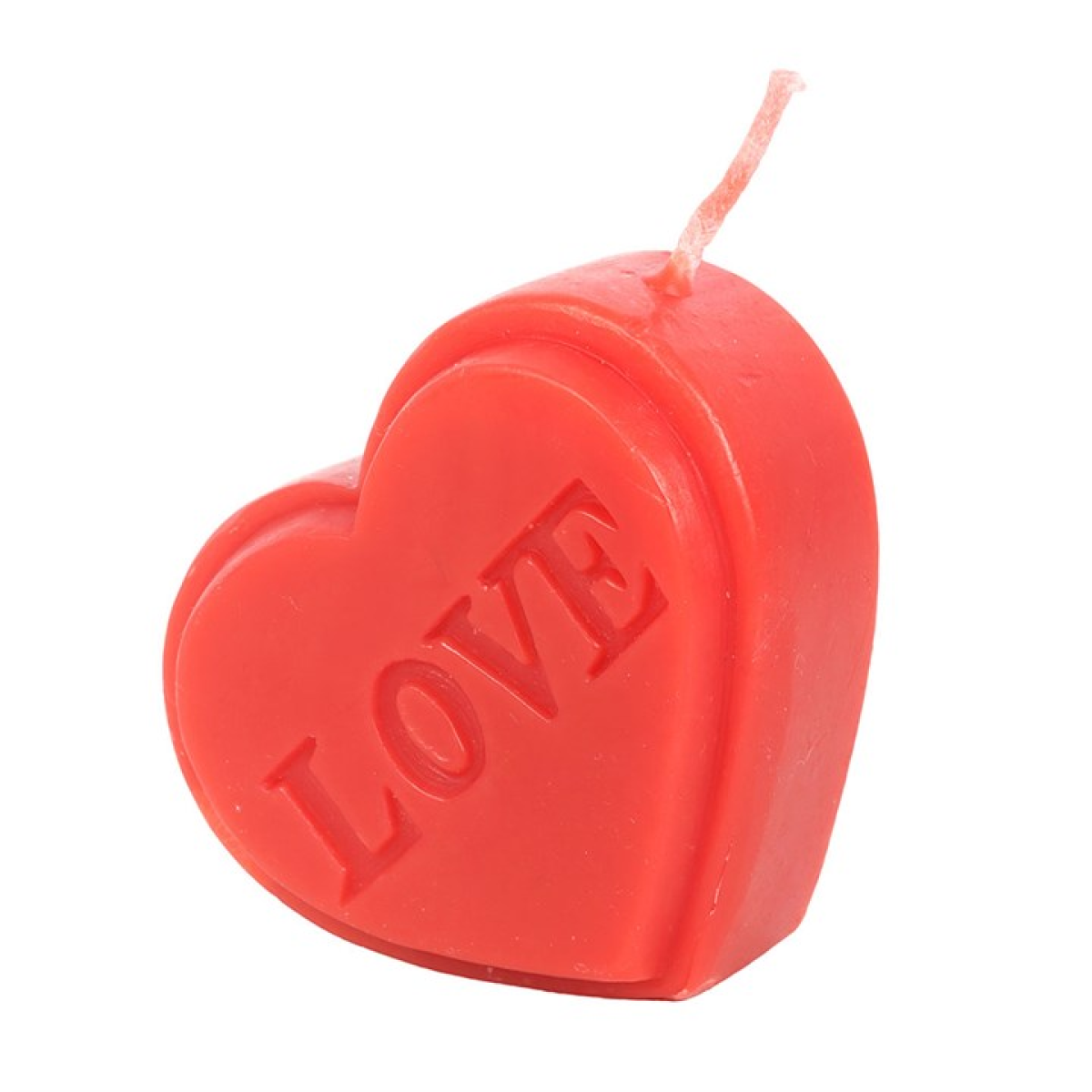 Red Heart-Shaped Paraffin Candle for Valentine’s & Galentine’s Day – 5hr Burn