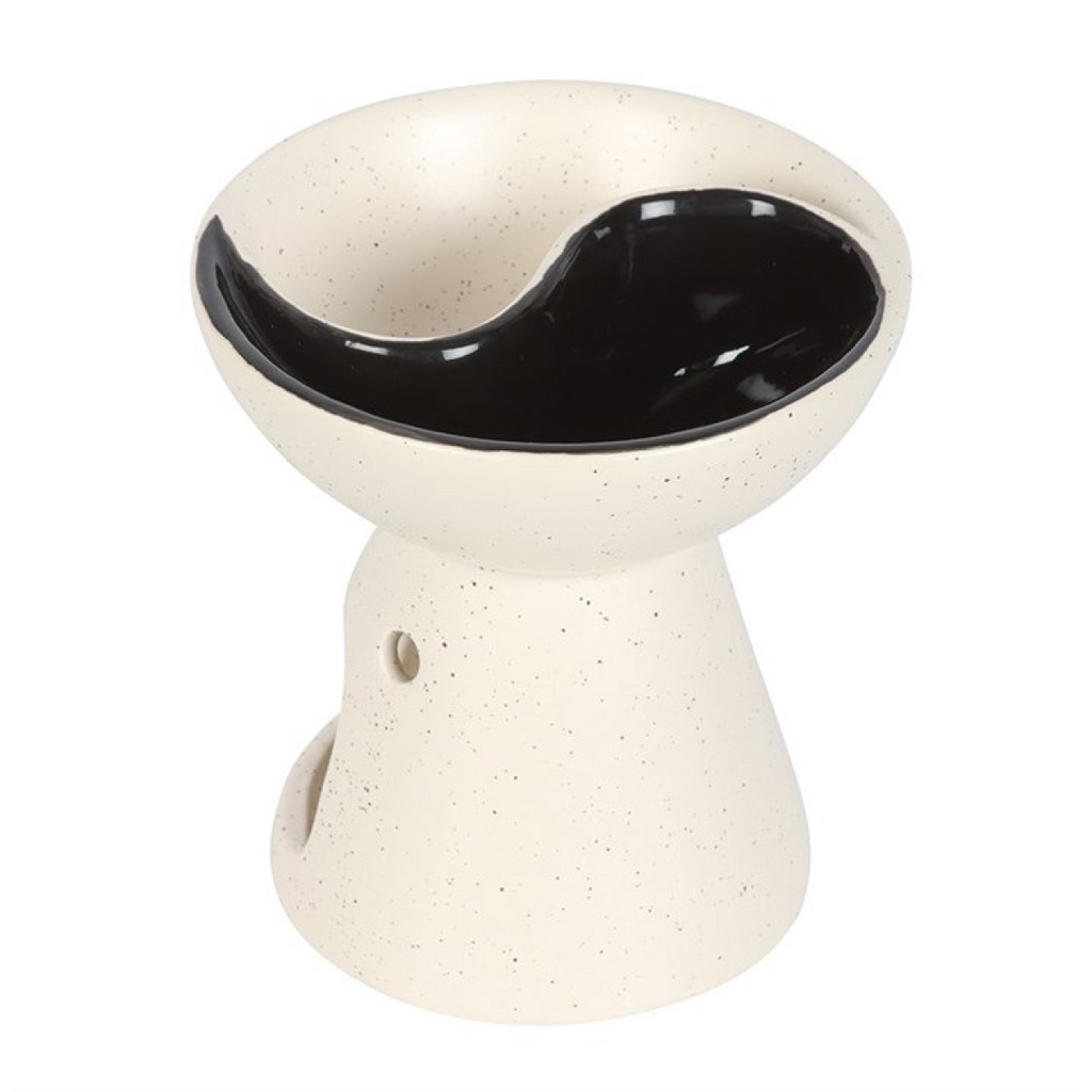 Yin Yang Ceramic Oil Burner & Wax Melt Warmer – Aromatherapy Home Decor
