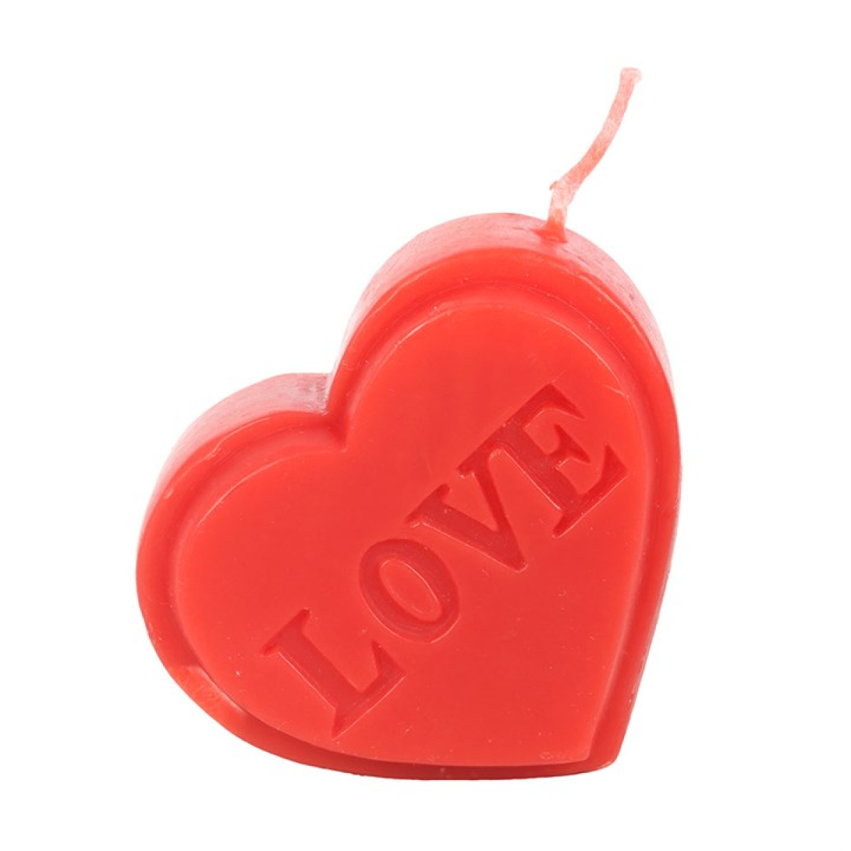 Red Heart-Shaped Paraffin Candle for Valentine’s & Galentine’s Day – 5hr Burn