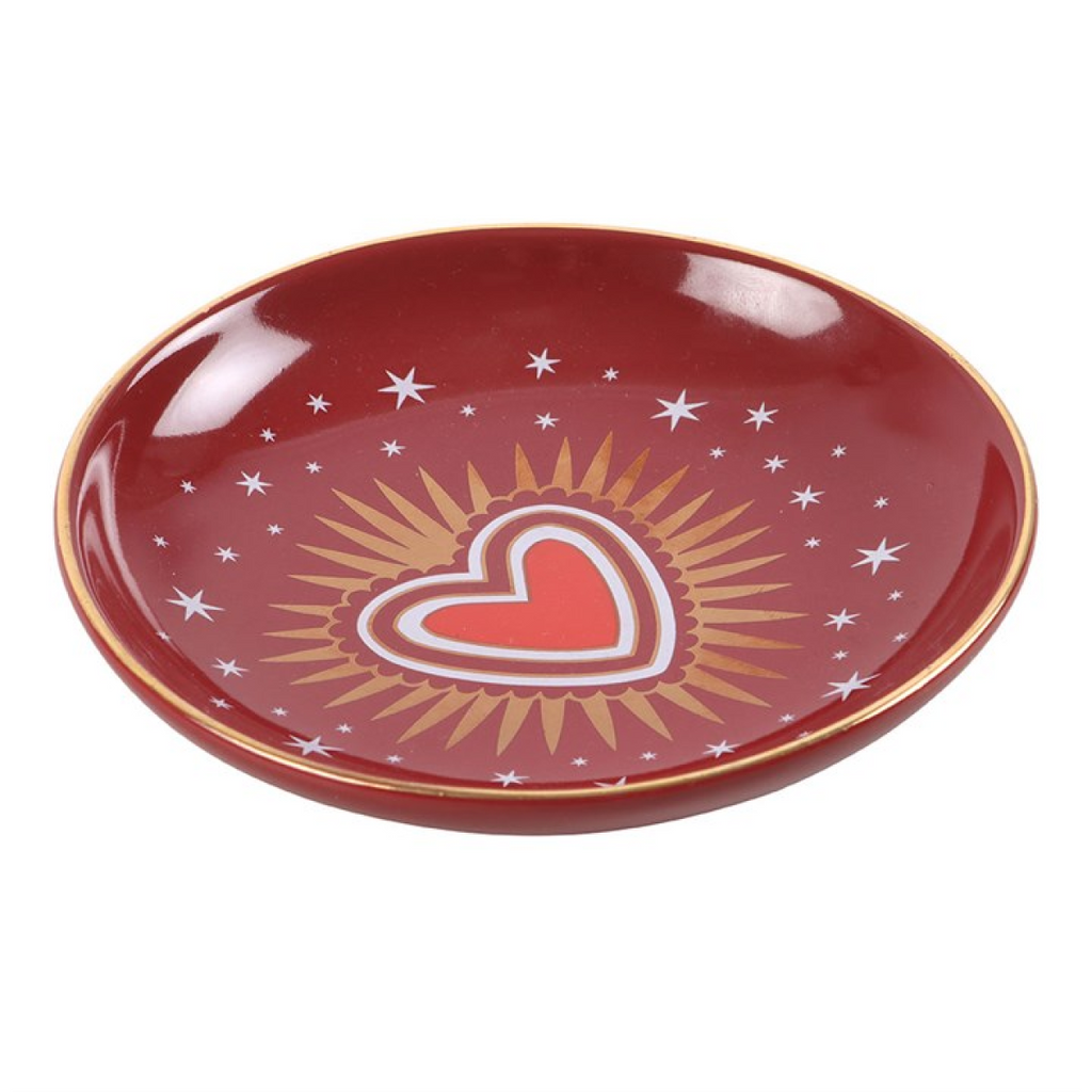 Sacred Heart Ceramic Trinket Dish for Jewellery, Keys & Coins – Gift Boxed