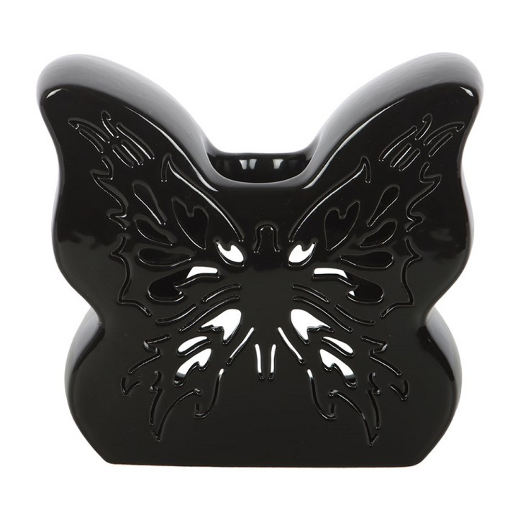 Butterfly Cut-Out Ceramic Oil Burner – Decorative Tealight Fragrance Burner
