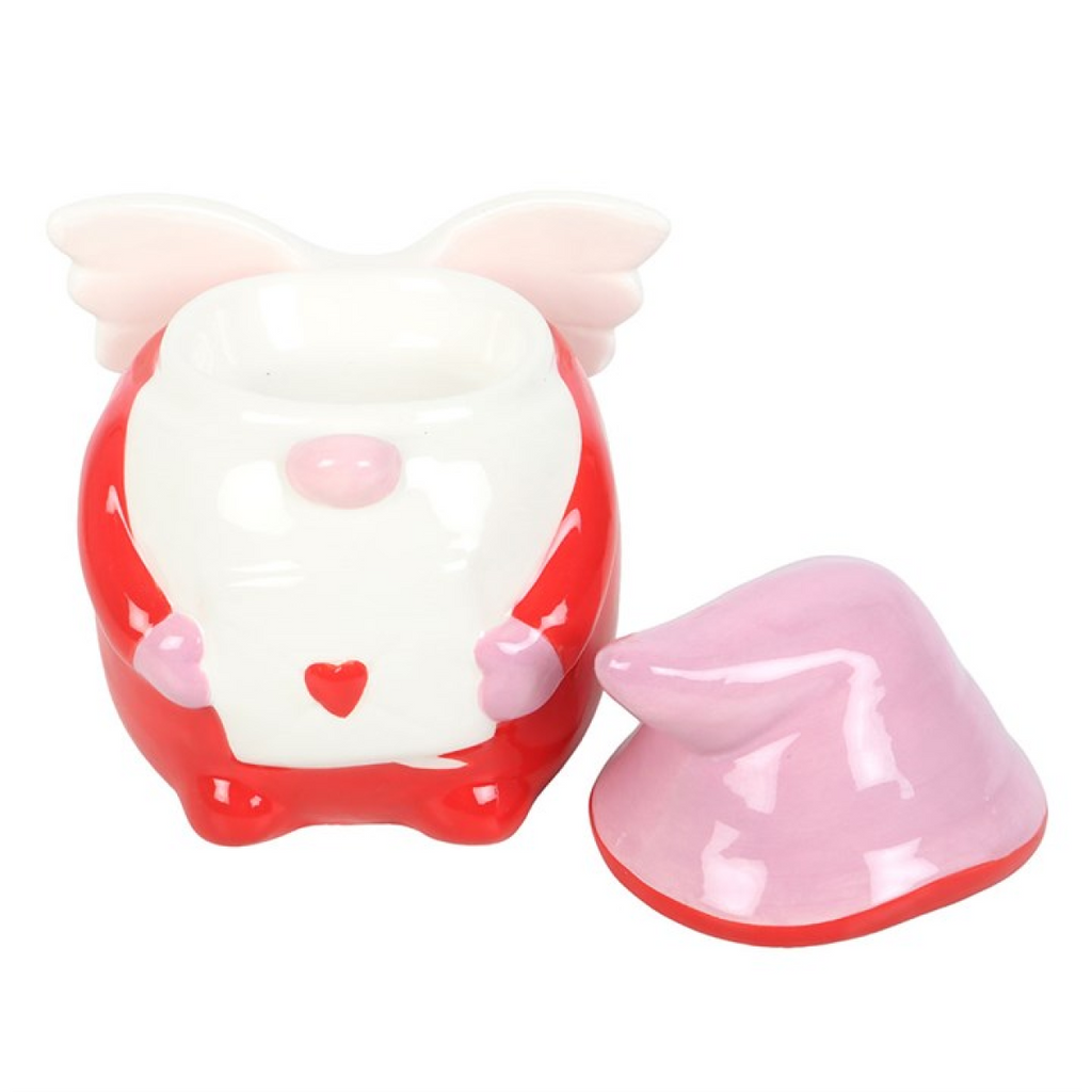 Cupid Gonk Ceramic Oil Burner – Cute Valentine Fragrance Warmer Home Décor