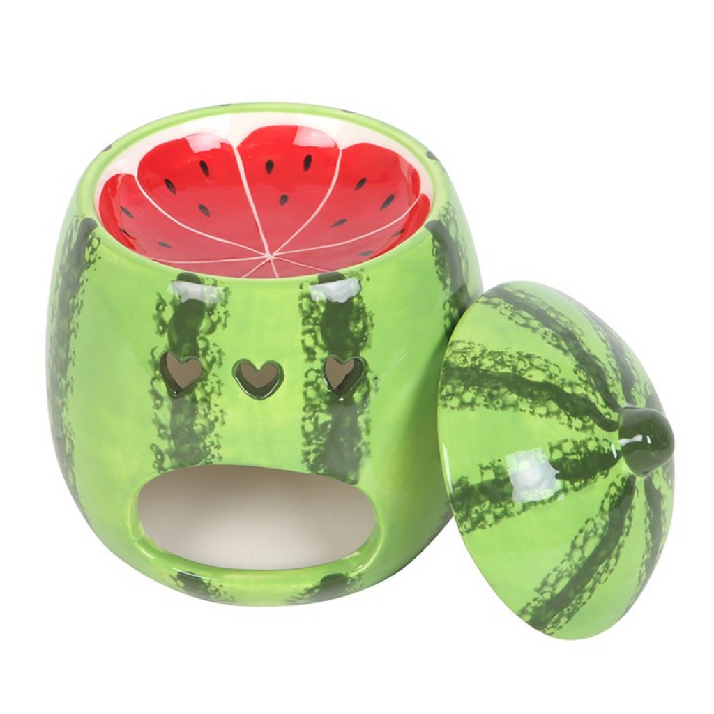 Watermelon Oil Burner & Wax Warmer – Fun Fruit Home Fragrance Decor