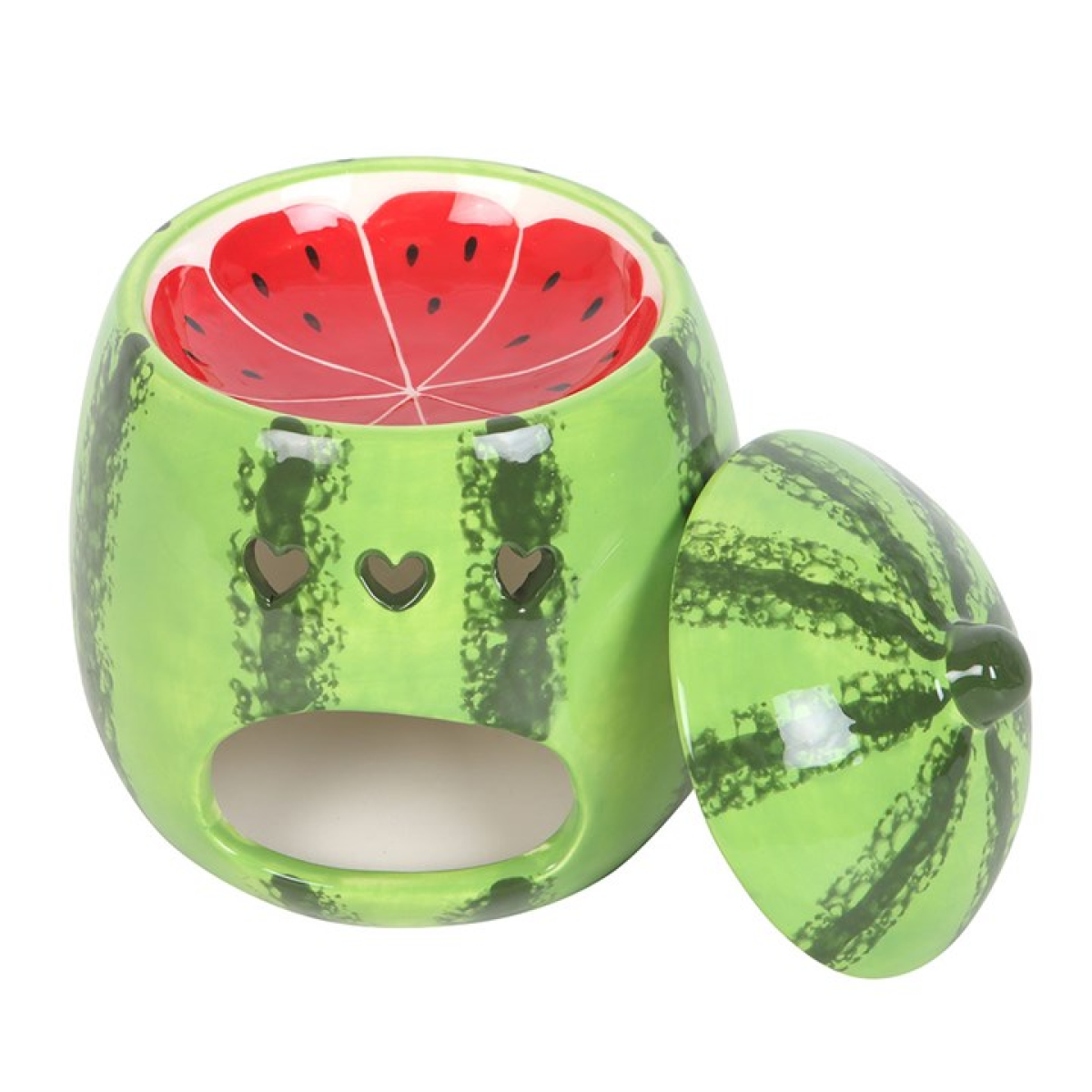Watermelon Oil Burner & Wax Warmer – Fun Fruit Home Fragrance Decor