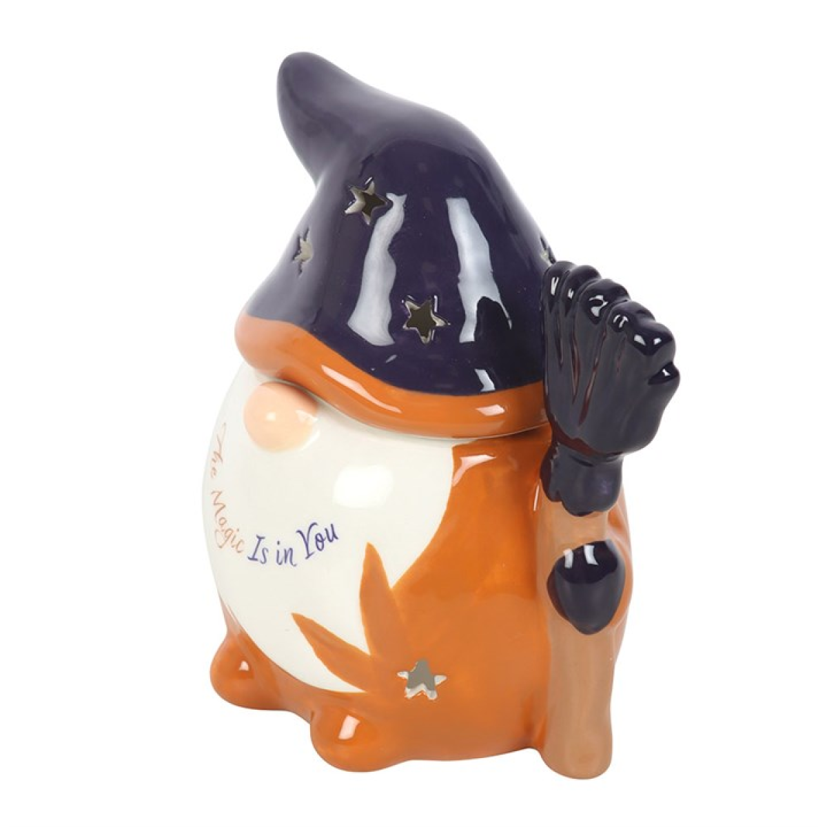 Wizard Gonk Ceramic Oil Burner – Quirky Magical Fragrance Warmer for Home