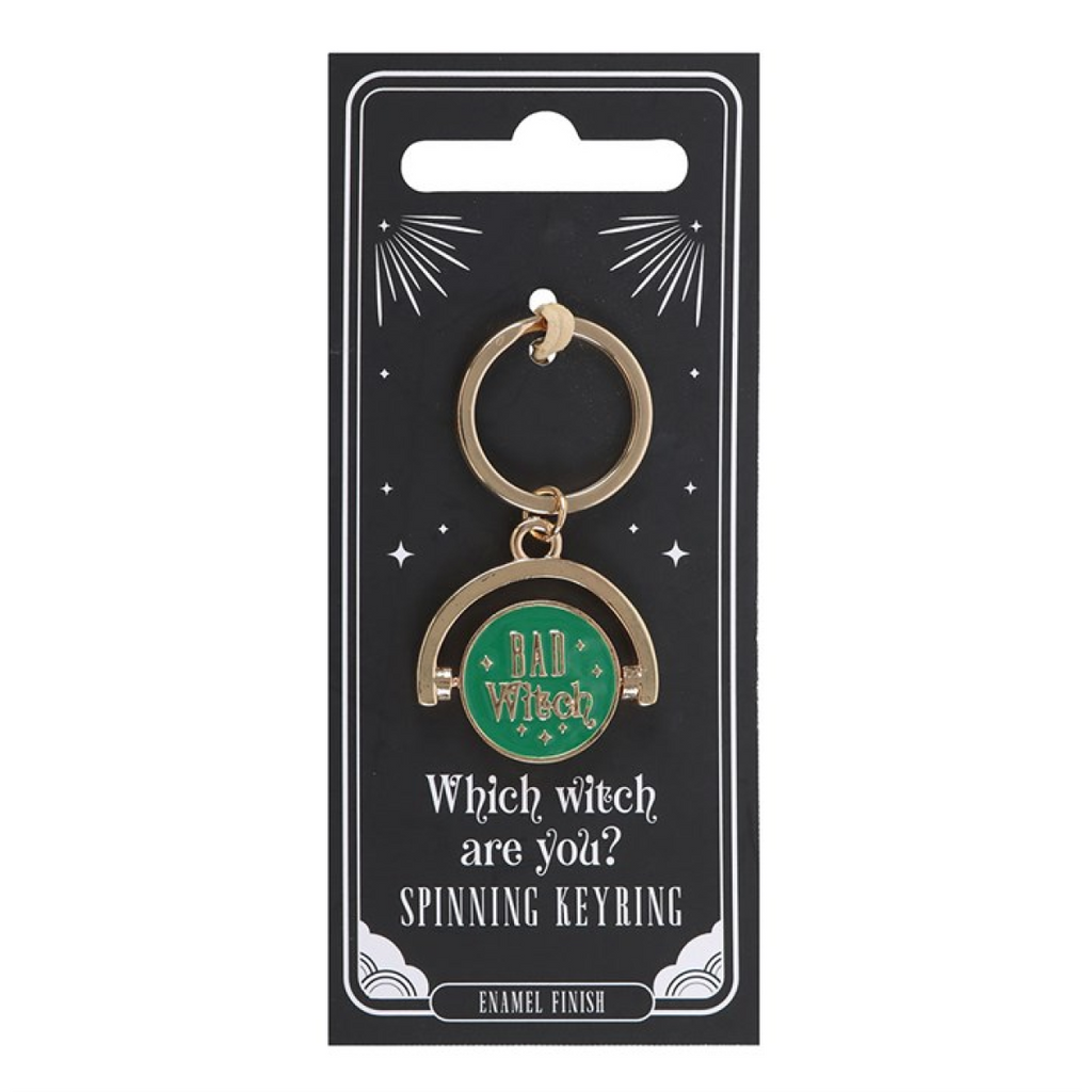 Witchy Persona Enamel Keyring – Fun Magical Light & Dark Side Accessory