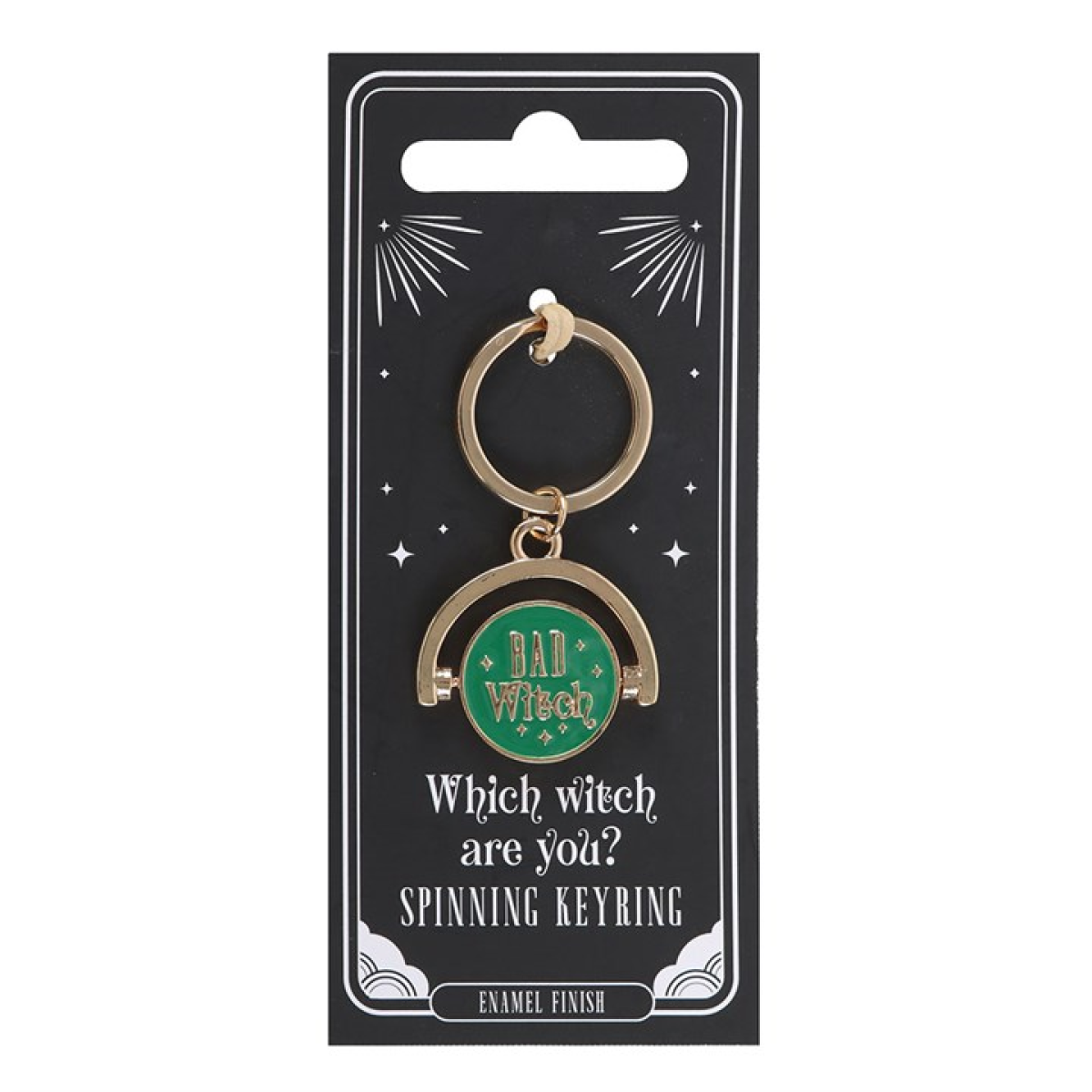 Witchy Persona Enamel Keyring – Fun Magical Light & Dark Side Accessory