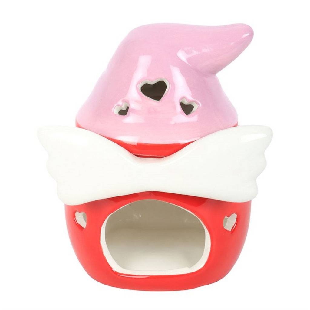 Cupid Gonk Ceramic Oil Burner – Cute Valentine Fragrance Warmer Home Décor