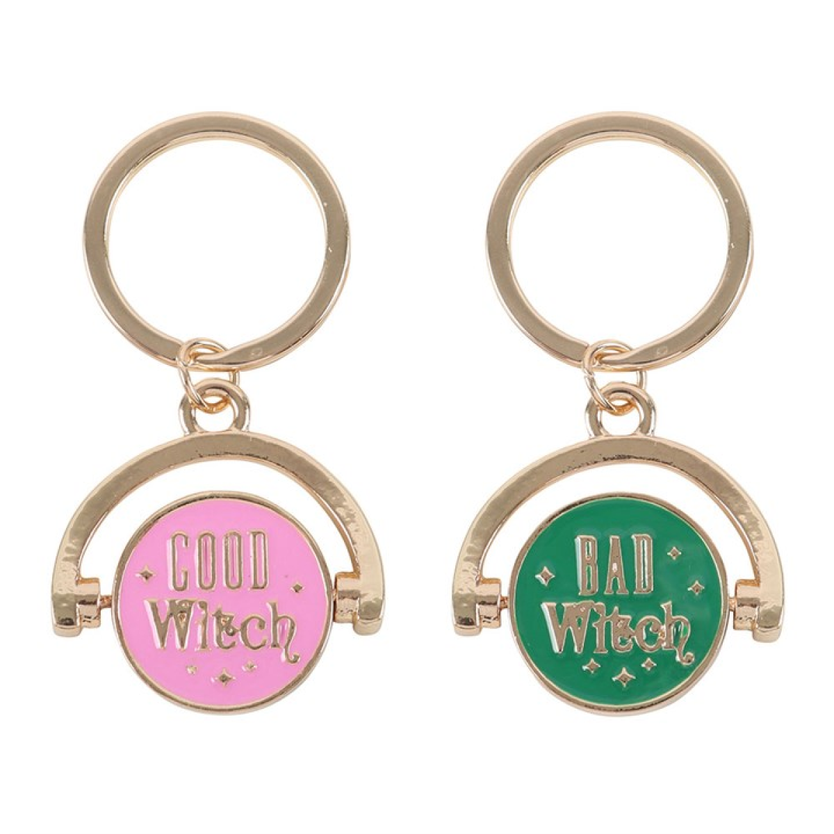 Witchy Persona Enamel Keyring – Fun Magical Light & Dark Side Accessory
