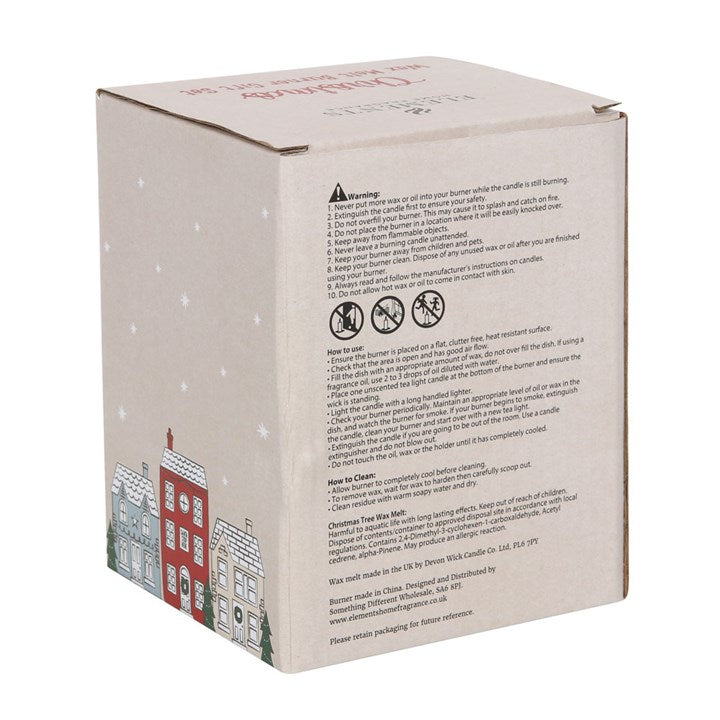 No Place Like Home at Christmas Wax Melt Gift Set – Ceramic Warmer & Tree Melt