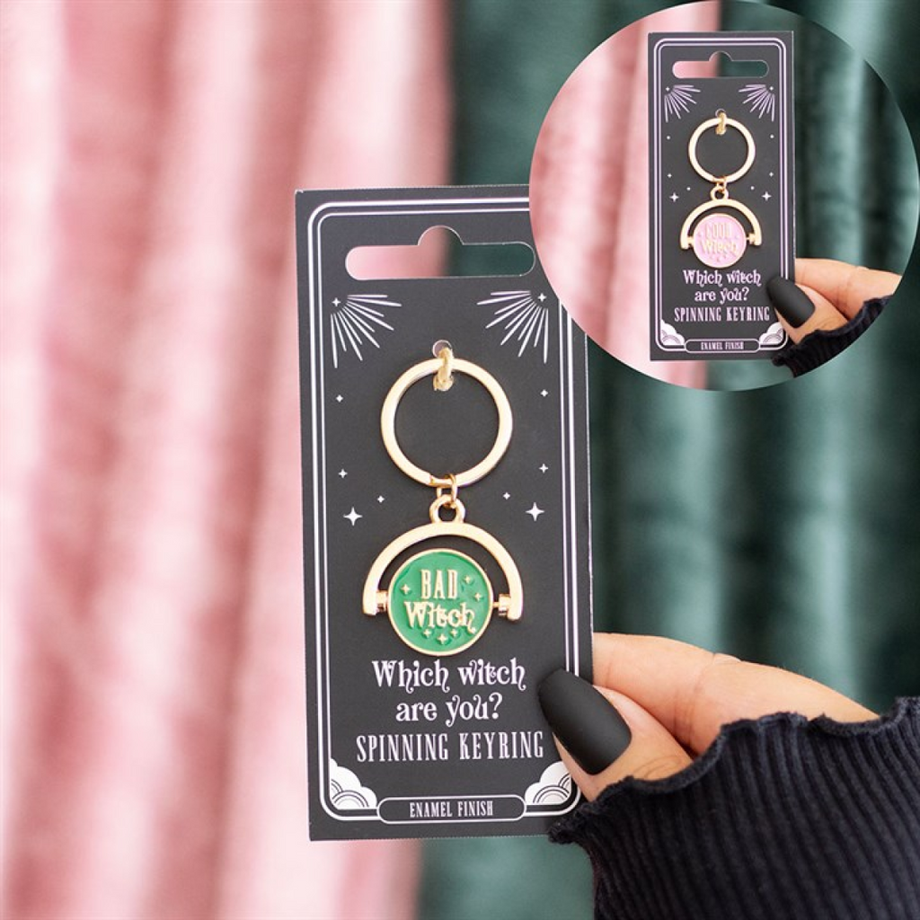 Witchy Persona Enamel Keyring – Fun Magical Light & Dark Side Accessory