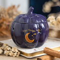 Midnight Blue Pumpkin Ceramic Oil Burner – Autumn Home Fragrance Decor
